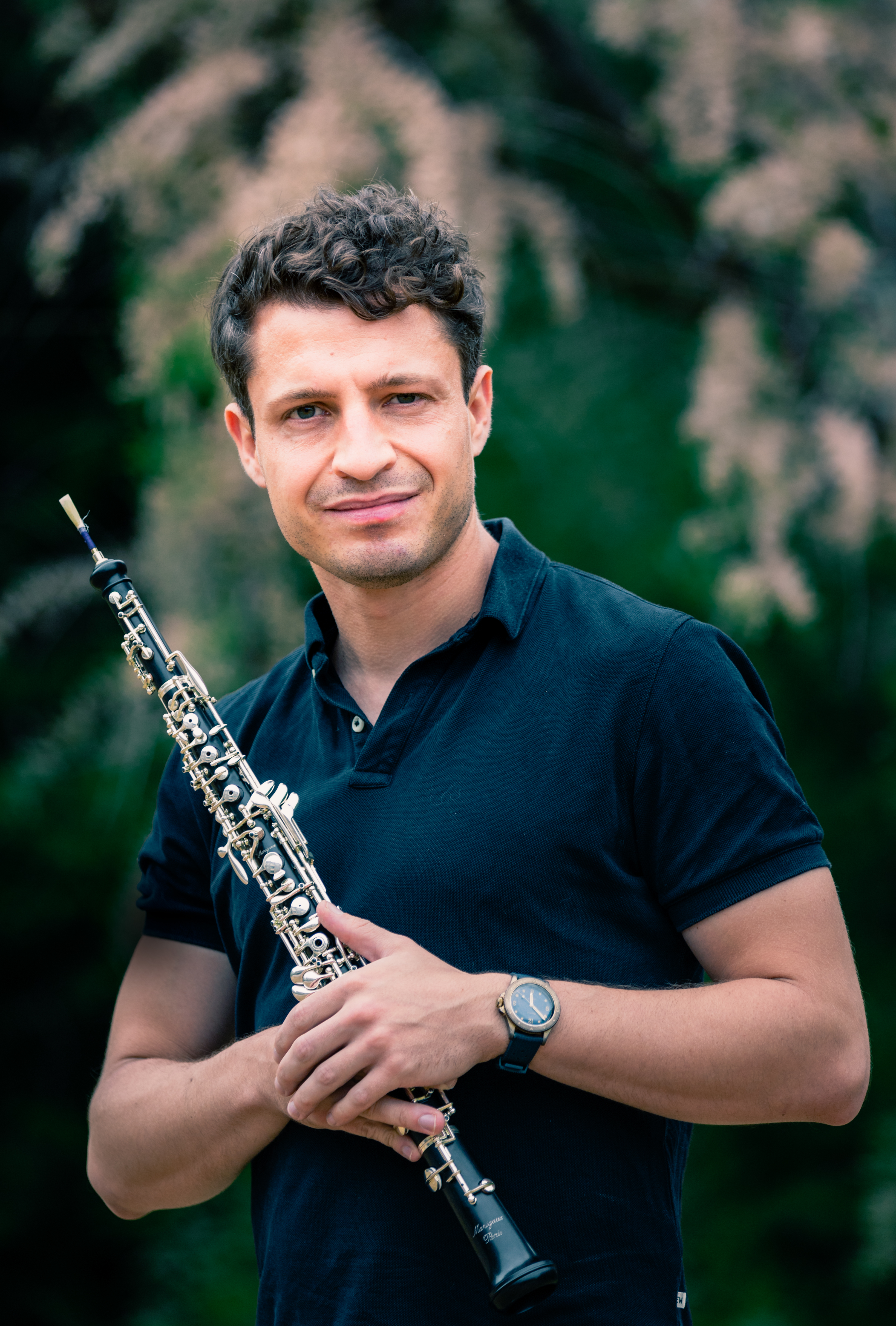 Théophile Hartz med oboe