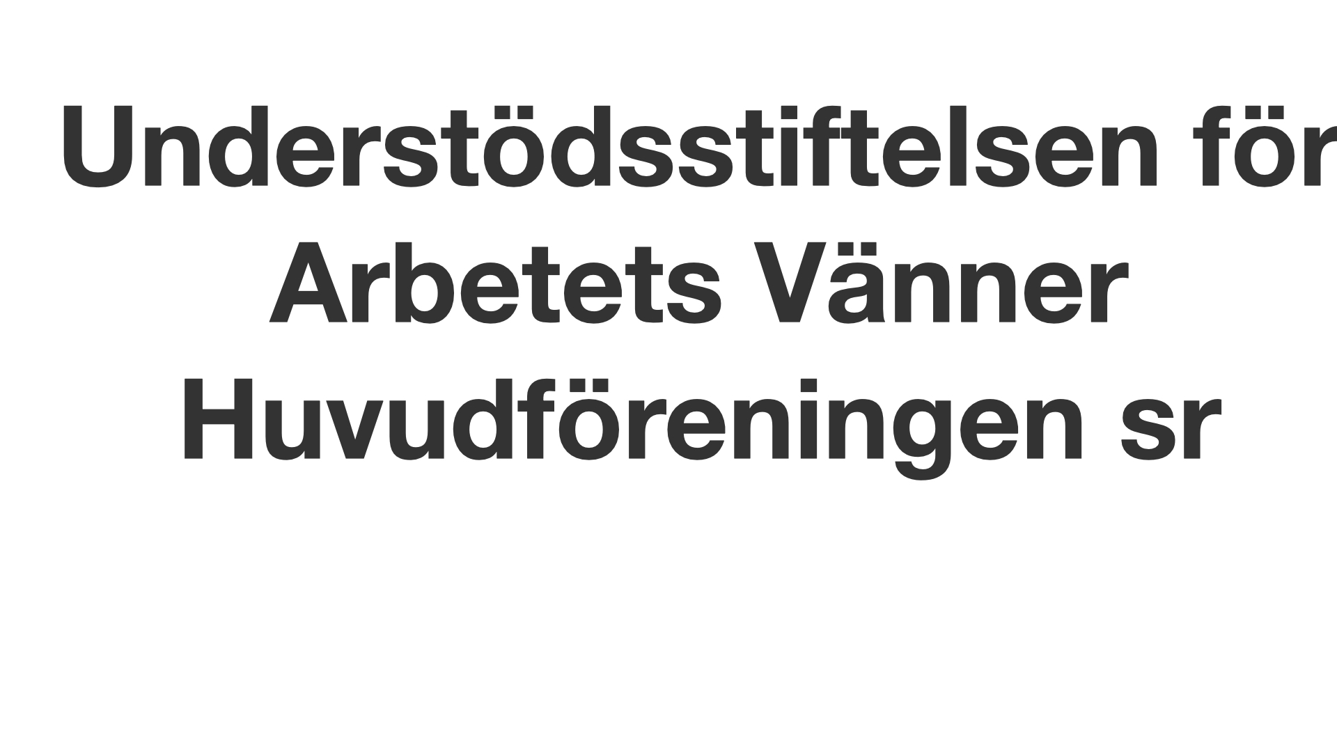 Arbetets vänner