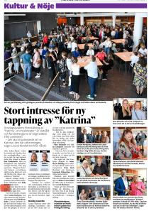 Ålandstidningen 18.7.2024 Katrina intresse