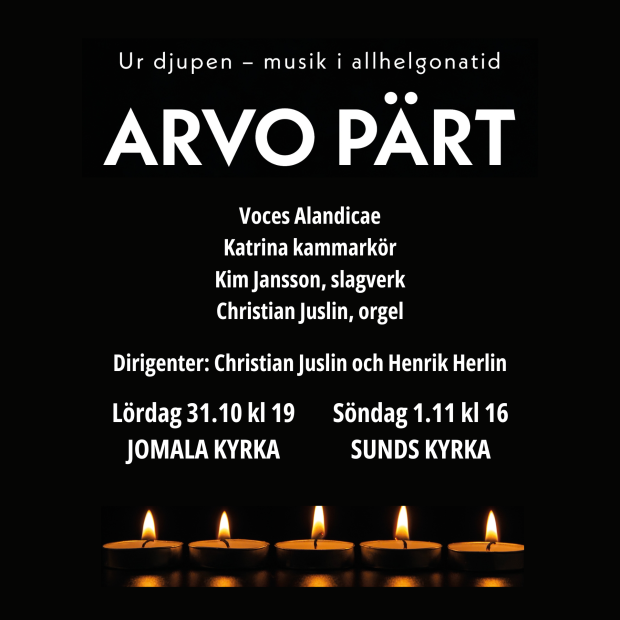 Arvo Pärt - allhelgonsmusik 2026