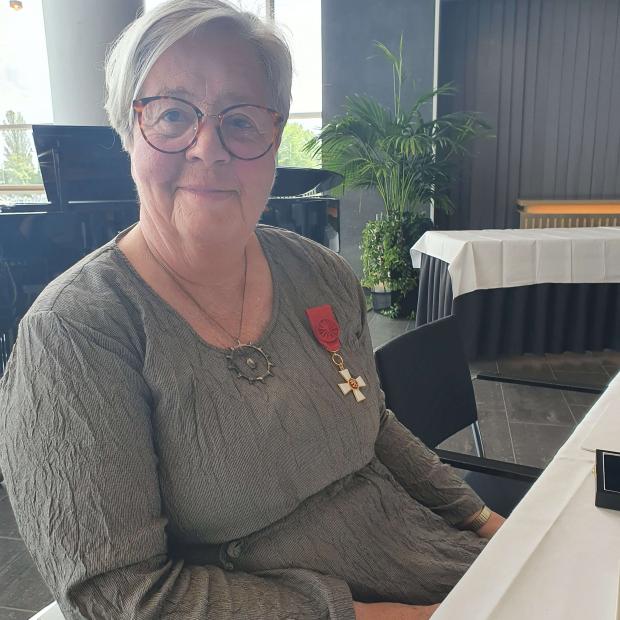 Barbro Sundback fått RIddartecken