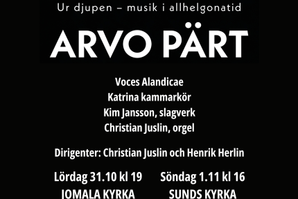 Arvo Pärt - allhelgonsmusik 2026