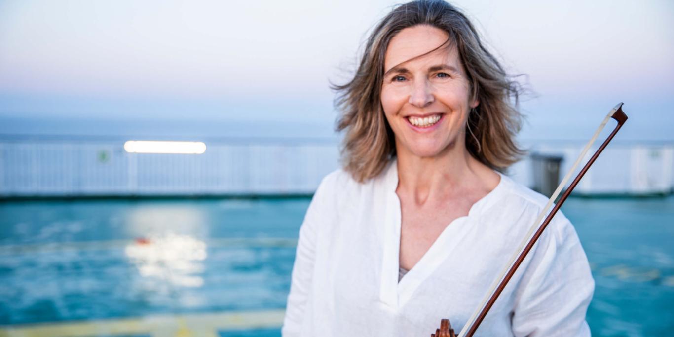 Cecilia Zilliacus på färja foto Tina Axelsson